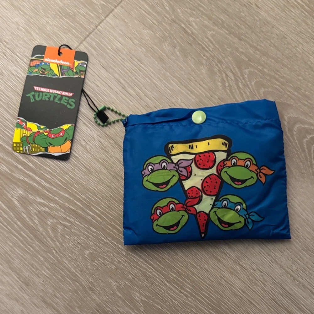 Teenage Mutant Ninja Turtles Pizza Tote Bag NEW 🏷️